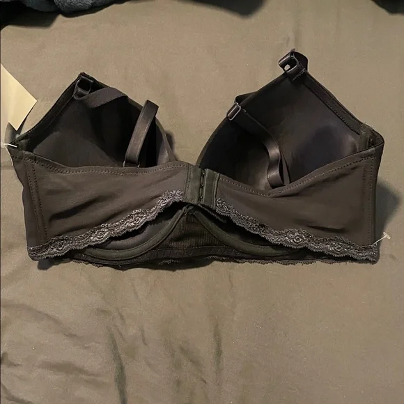 Paramour Charcoal Lace Accent Bra Size 38D NWT - Picture 5 of 5
